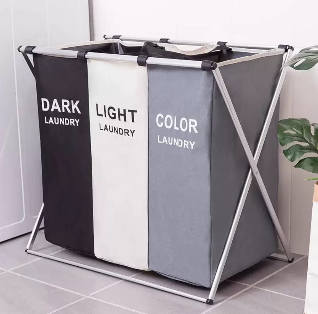 سلة غسيل ثلاثية الأقسام Palestine -Global Market