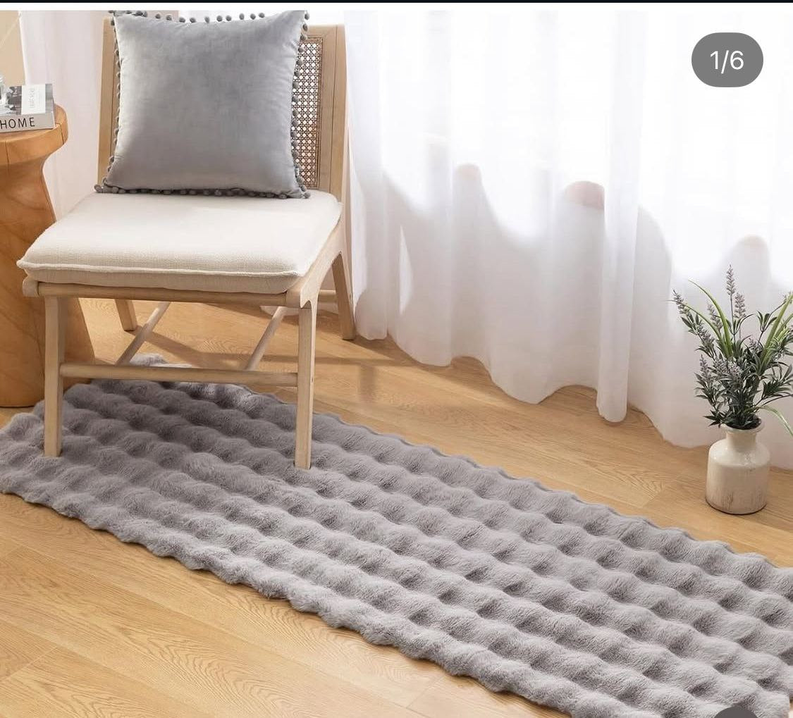 سجاد فقاعات فاخر - سجادة ناعمة سميكة للغرف والصالون | مقاسين 60×180 و 150×180 Palestine Global Market