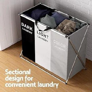 سلة غسيل ثلاثية الأقسام Palestine -Global Market