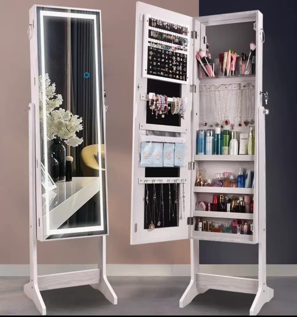 jewelry cabinet with mirror