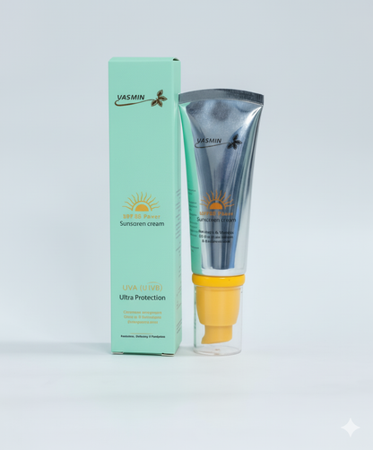 واقي شمس ياسمين SPF 50 - حماية فائقة + ترطيب وتفتيح للبشرة Palestine -Global Market