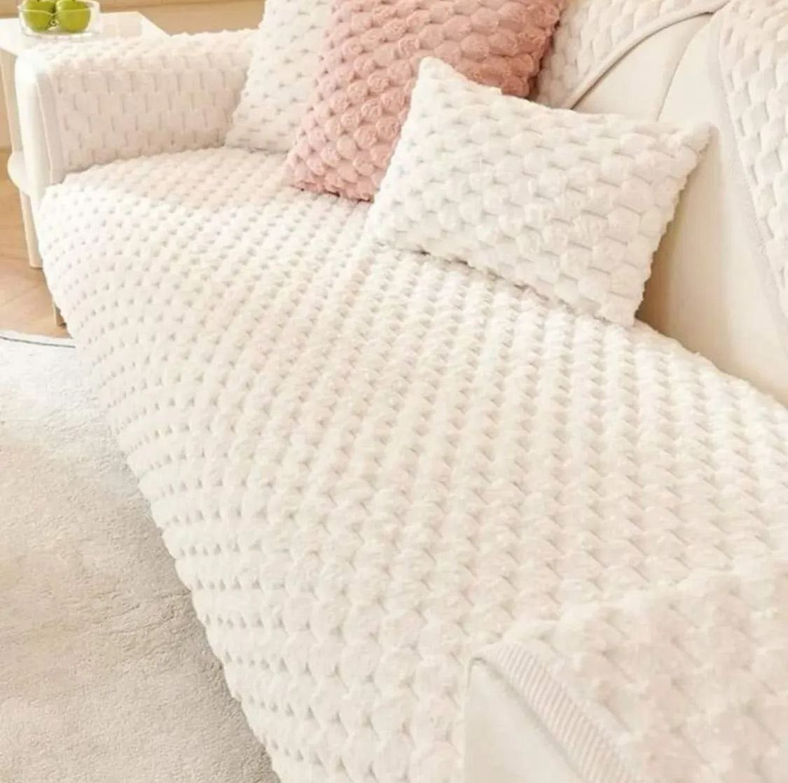 طقم كنب فرو الكرات الفاخر - تحفة شتوية لمنزلك Palestine -Global Market