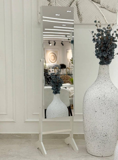 خزانة مجوهرات بمرآة طولية أنيقة | تنظيم مثالي واستخدام عملي Palestine -Global Market