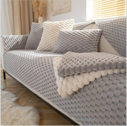 طقم كنب فرو الكرات الفاخر - تحفة شتوية لمنزلك Palestine -Global Market