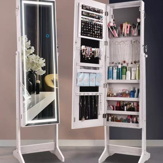 jewelry cabinet with mirror