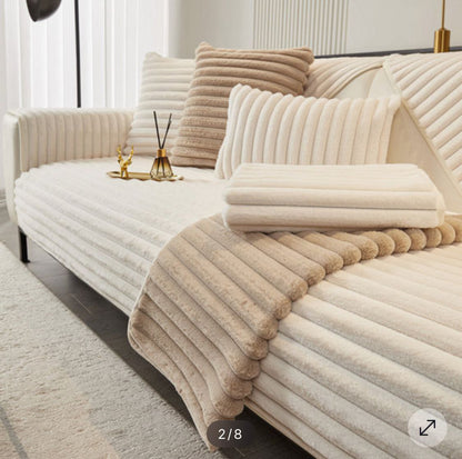 Warm winter sofa covers